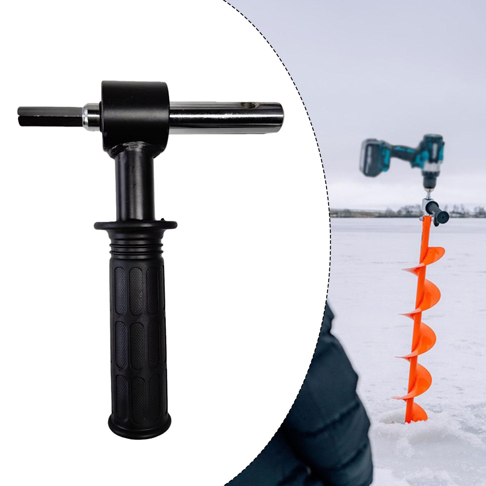 Auger Drill Attachment - محول مثقاب ثلج بمقبض، قوي وخفيف