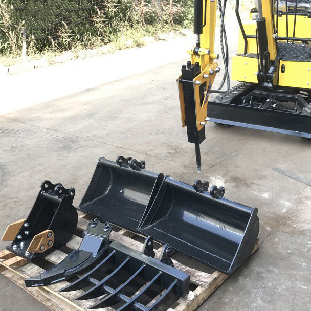 Auger Drill Attachment - مثقاب أرضي، مشط هيدروليكي، محراث، دلو،