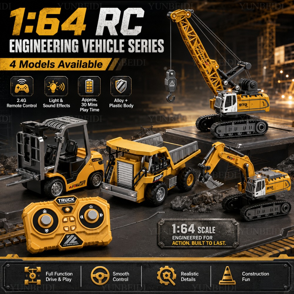 Heavy Equipment Crane - سيارة تحكم عن بعد صغيرة من