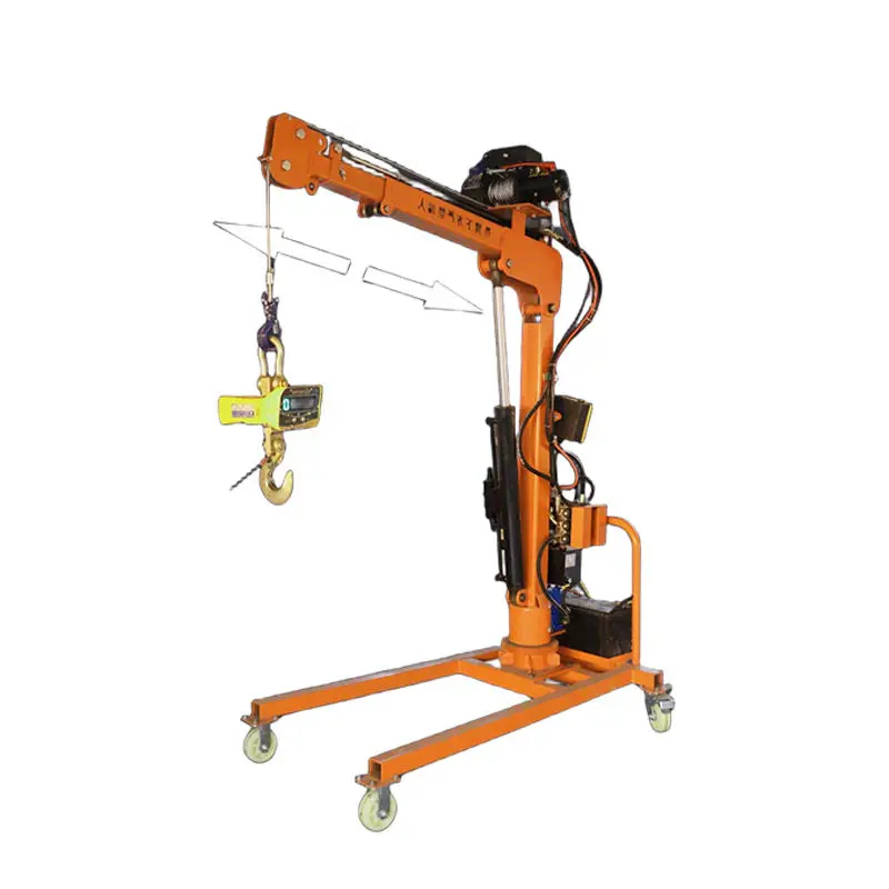 رافعة صغيرة مثبتة على شاحنة مت - مراجعة Heavy Equipment Crane وسعره