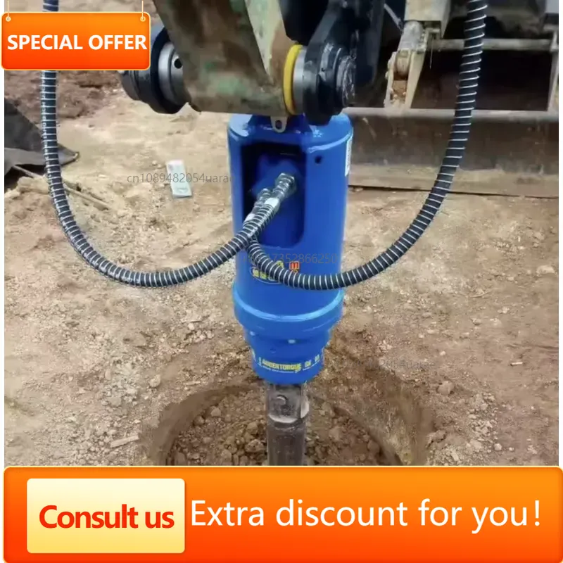ملحق حفار أرضي هيدروليكي للحفا - مراجعة Auger Drill Attachment وسعره