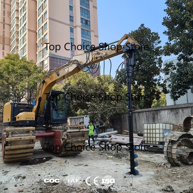 مثقاب أرضي هيدروليكي من RAY -  - مراجعة Auger Drill Attachment وسعره