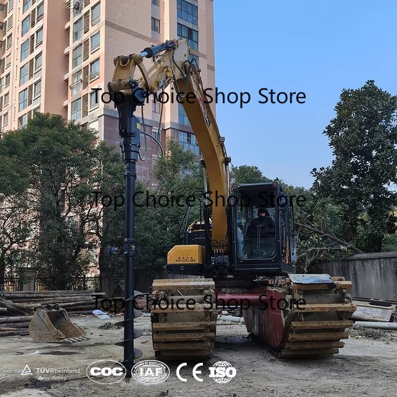 مثقاب أرضي هيدروليكي من RAY -  - مراجعة Auger Drill Attachment وسعره
