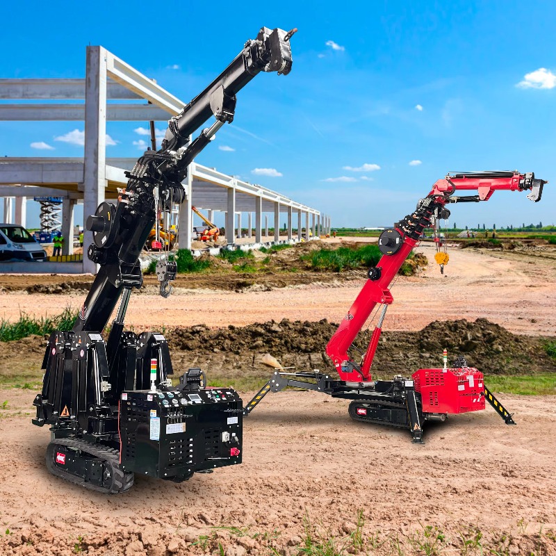 رافعة عنكبوتية صغيرة مدمجة تعم - مراجعة Heavy Equipment Crane وسعره