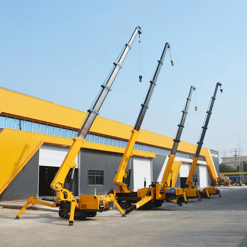رافعة عنكبوتية هيدروليكية 8 طن - مراجعة Heavy Equipment Crane وسعره