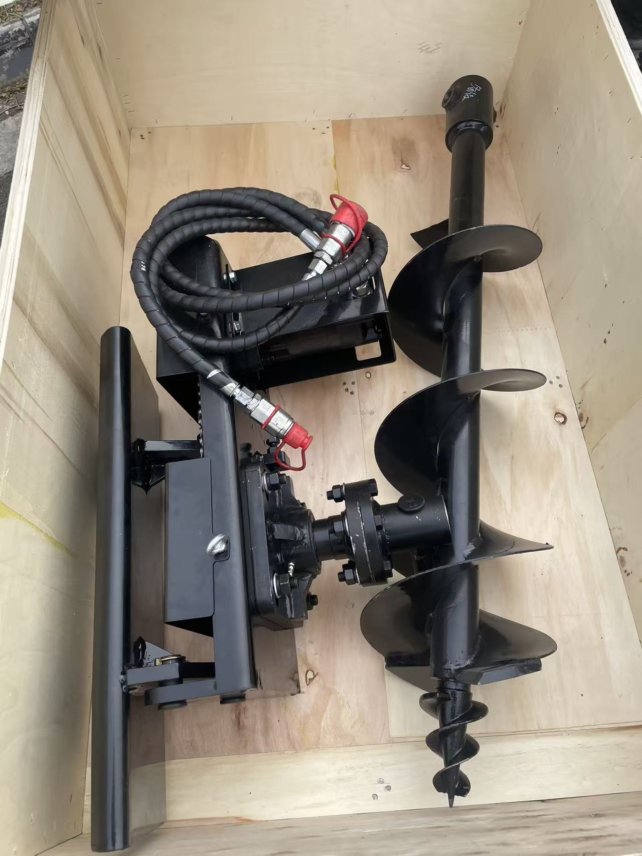 حفار أرضي هيدروليكي للجرافات ا - مراجعة Auger Drill Attachment وسعره
